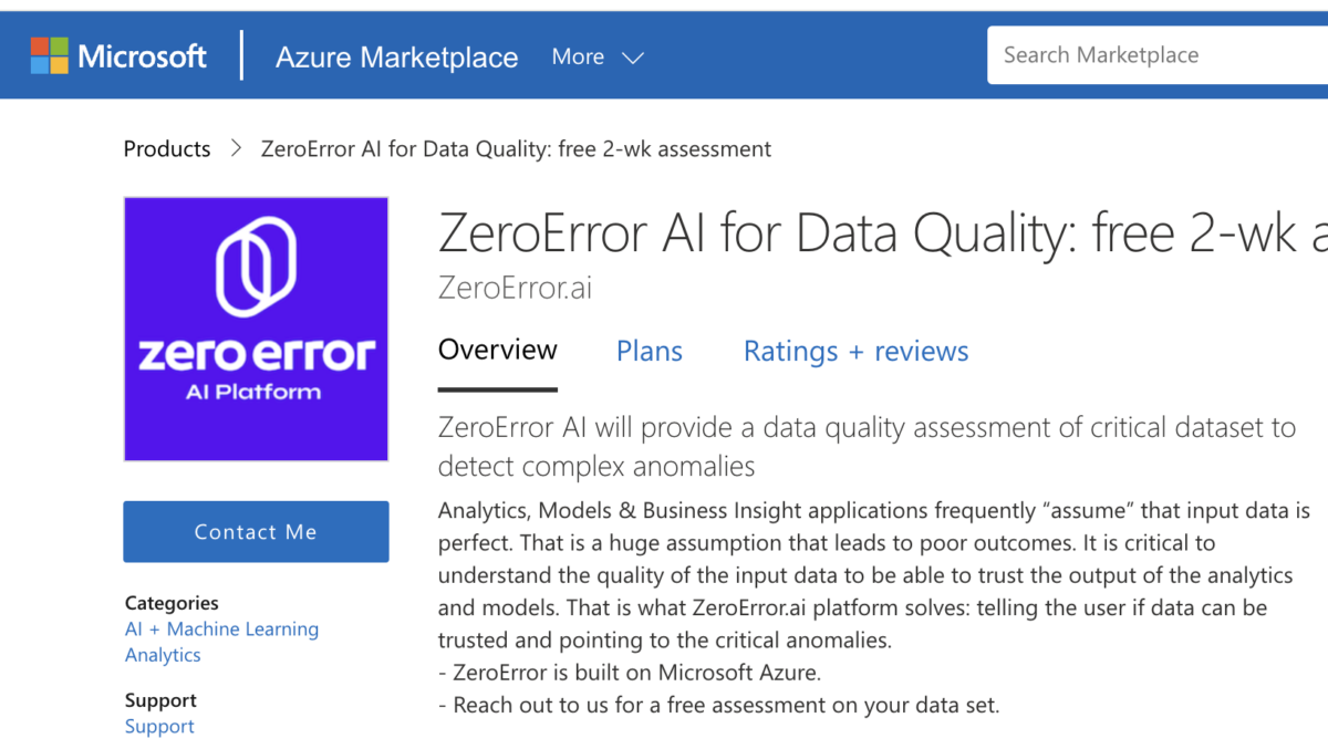 ZeroError on Microsoft Azure